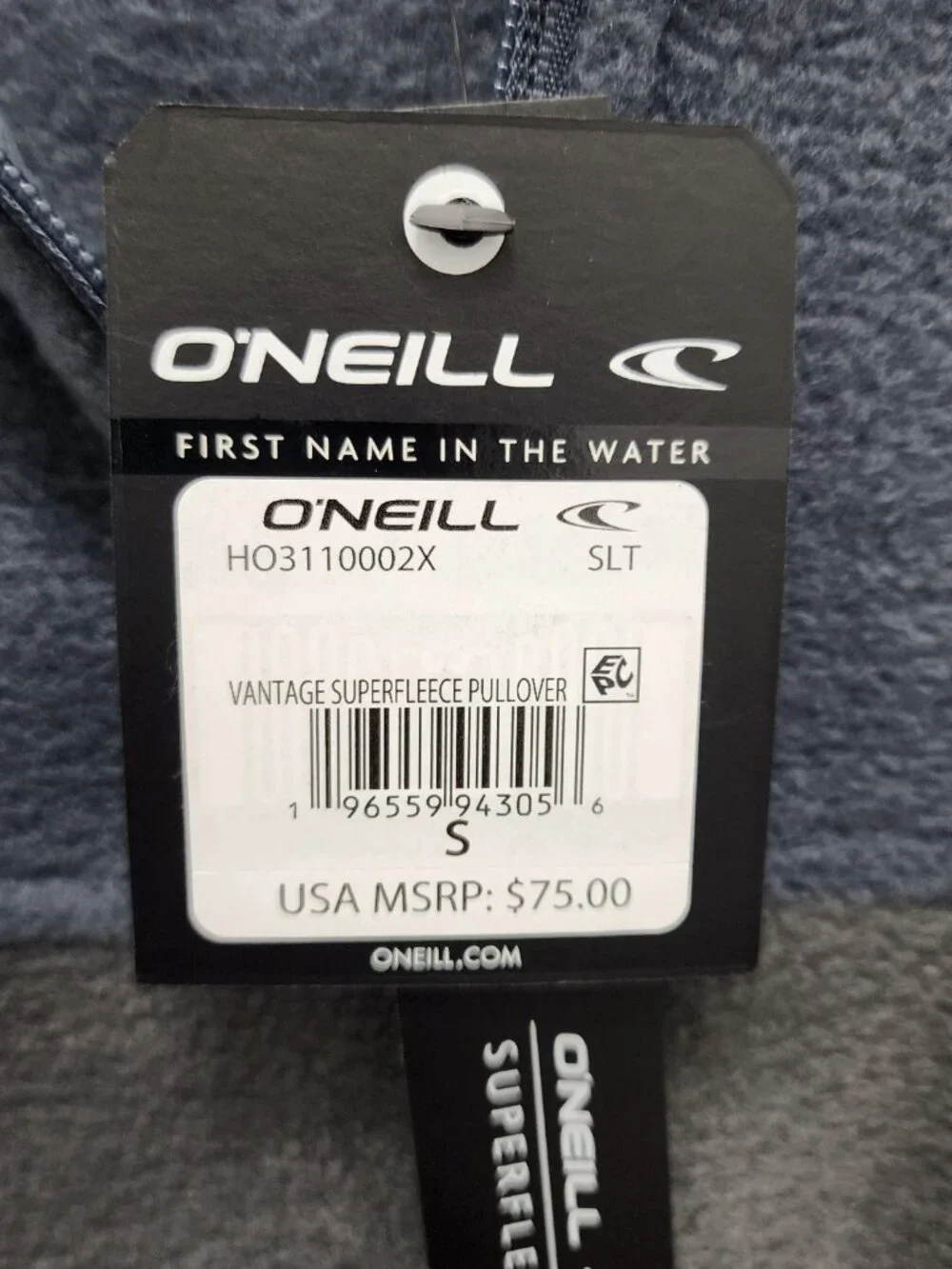 NWT O'Neill Men's Vantage Super Fleece Hoodie 1/2 Zip Size Small